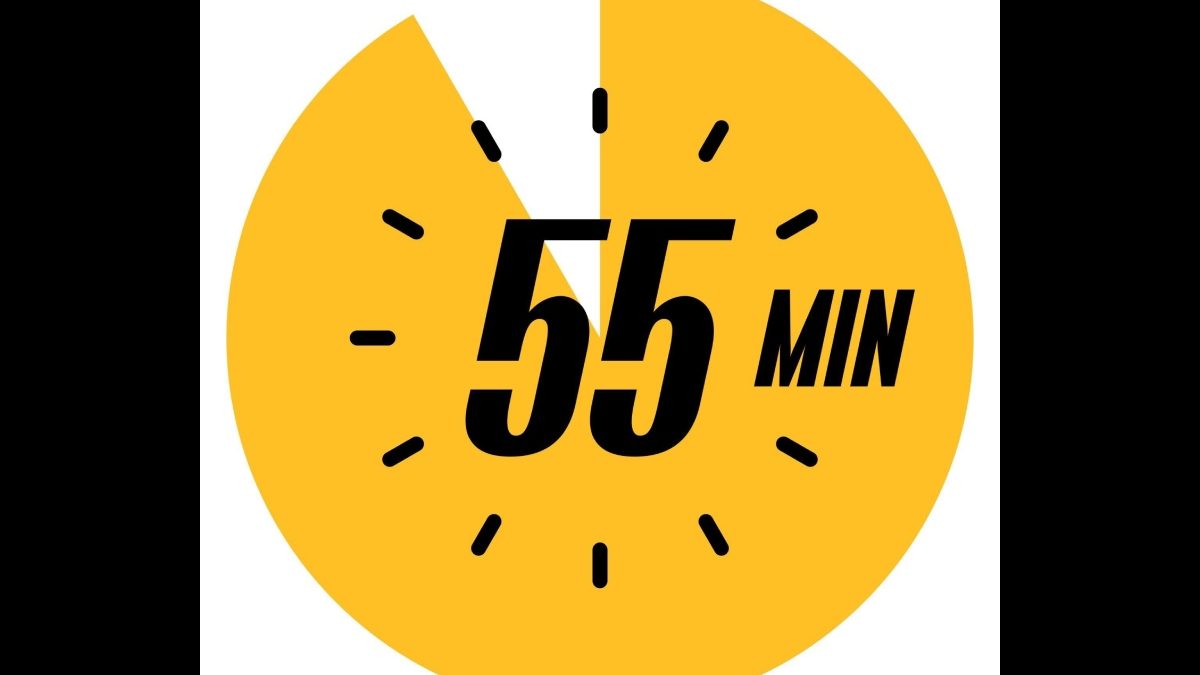 Get Set A Timer For 55 Minutes