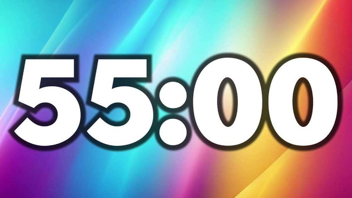 Get Set A Timer For 55 Minutes